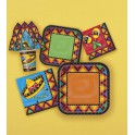 8 FIESTIVITY 9" SQR PLATES