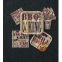 8 GRILL MASTER 9" SQR  PLATES