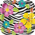 10 WILD LUAU 7" SQR PLATE