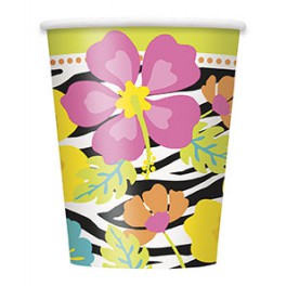 8 WILD LUAU 9OZ CUPS