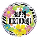 18" PKG WILD LUAU HB FOIL BLLN