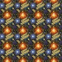 BDAY BURST GIFT WRAP 30"X5FT