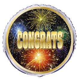 18"PK BDY BURST CONGRT FOIL BL