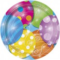 8 TWINKLE BALLOONS 7" PLATES