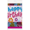 WILD BIRTHDAY PLSTC TBLCVR