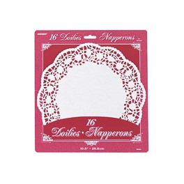 16 10.5'' WHITE DOILIES