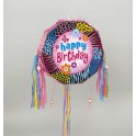 WILD BDAY DRUM PULL POP PINATA