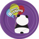 8 BDAY PANDA 7" PLATES