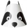 8 BIRTHDAY PANDA PARTY HATS