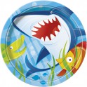 8 FIN FRIENDS 7" PLATES