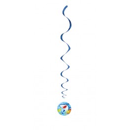 3 FIN FRIENDS HANG SWIRL-26"