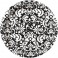 8 BLACK DAMASK 7" PLATE