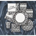 8 BLACK DAMASK 9" PLATE