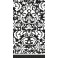 16 BLACK DAMASK GUEST NAPKIN