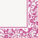 16 PINK DAMASK LUNCH NAP