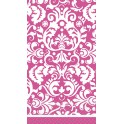 16 PINK DAMASK GUEST NAP