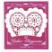 12 10'' WHITE HEART DOILIES