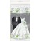 SILVER WEDDING PLSTC TBLCVR