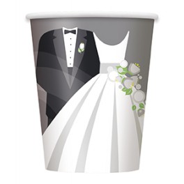 8 SILVER WEDDING 9OZ CUP