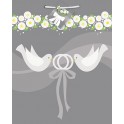 SILVER WEDDING GIFT BAG-MED
