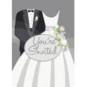 8 SILVER WEDDING INVITATIONS