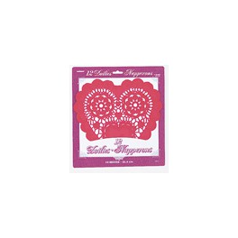 12 10'' RED HEART DOILIES