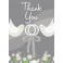 8 SILVER WEDDING THANK NOTES