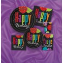 8 BDAY CHEER 9" PLATES