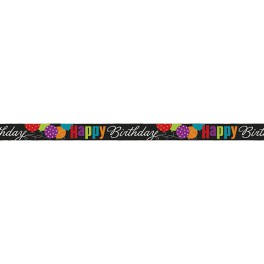 BIRTHDAY CHEER FOIL BANNER