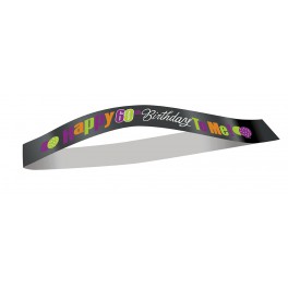 BDAY CHEER SATIN SASH-60