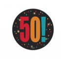 BDAY CHEER LRG BLNK BADGE-50TH