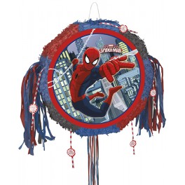 SPIDRMN DRUM PULL POP PINATA