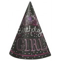 8 BIRTHDAY SWEETS PARTY HATS
