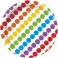 8 RAINBOW BDAY 7" PLATES