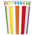 8 RAINBOW BDAY 9OZ CUP