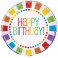 18" PKG RAINBOW BDAY FOIL BLLN