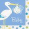 16 BABY BOY STORK LUNCH NAP