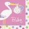 16 BABY GIRL STORK LUNCH NAP