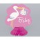 4 BBY GIRL STORK MINI HNYCMBS