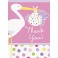 8 BBY GRL STORK THNK YOU NOTES