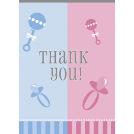 Gender Reveal thank you notes