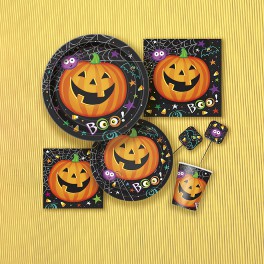 8 PUMPKIN PALS 9" PLATE