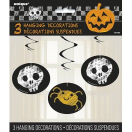 3 CHCKRD HLLWN HANG SWIRL-26"