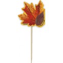 8 FALL BEAUTY LEAF PICKS-3.5"