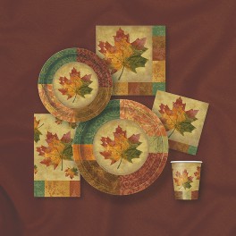 8 RUSTIC FALL 9" PLATE