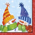16 SNOWMAN BUDDIES BEV NAP
