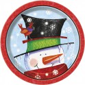 8 SNOWMAN BUDDIES 7" PLATE