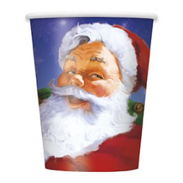 8 HOLIDAY SANTA 9OZ CUP