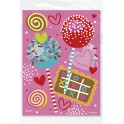 50 SWT VALENTNE TREAT BAG 4X6"