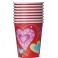8 I HEART VALENTINE 9OZ CUP